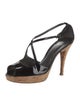 Stuart Weitzman Patent Leather Sandals