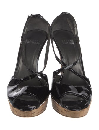 Stuart Weitzman Patent Leather Sandals
