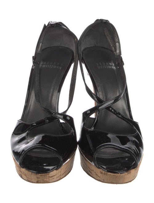 Stuart Weitzman Patent Leather Sandals