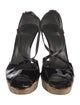 Stuart Weitzman Patent Leather Sandals
