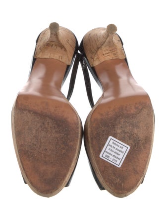 Stuart Weitzman Patent Leather Sandals