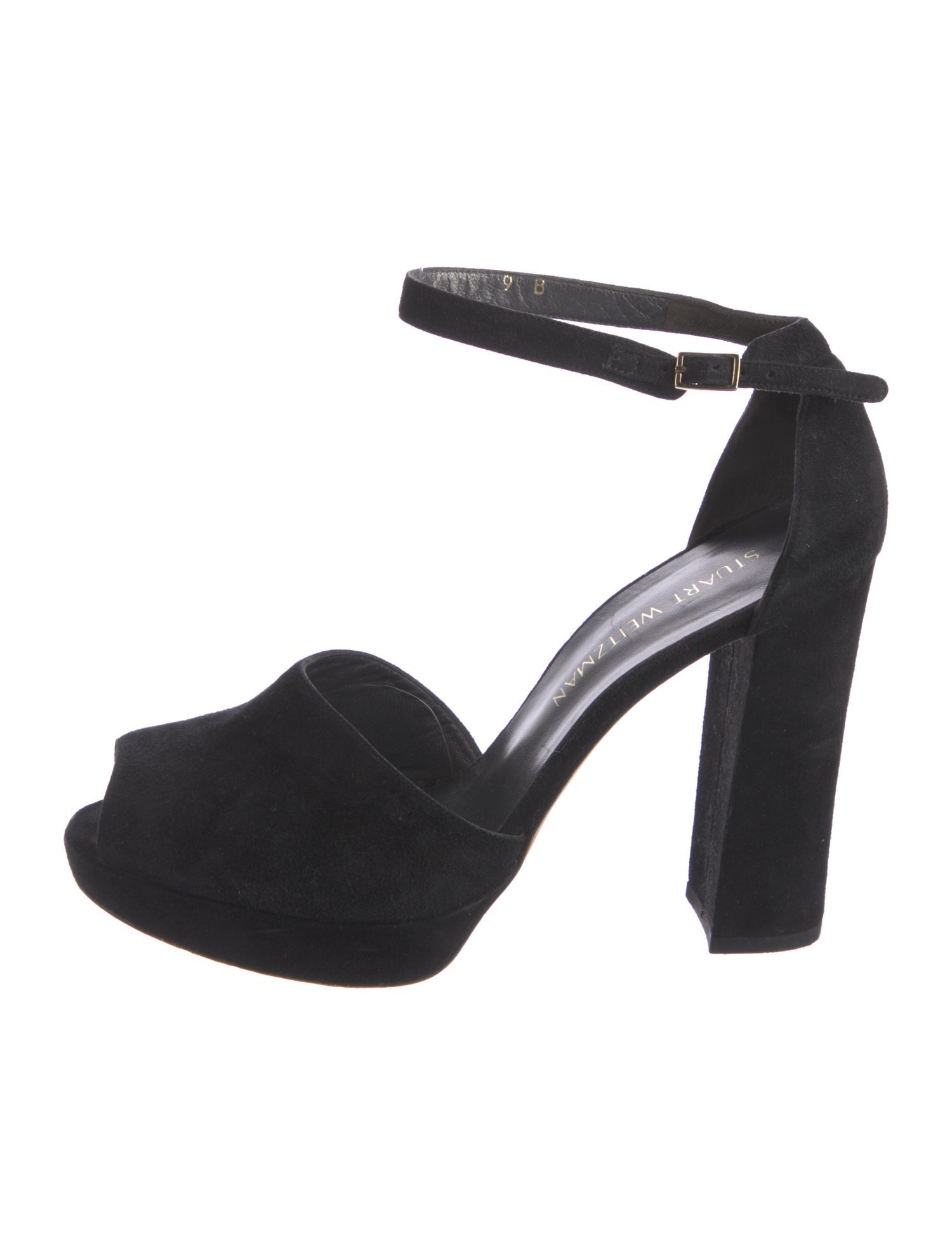 Stuart Weitzman Suede D'Orsay Pumps