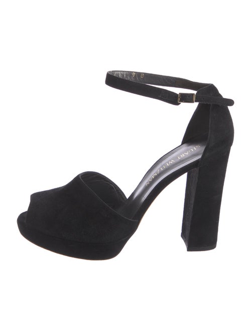 Stuart Weitzman Suede D'Orsay Pumps