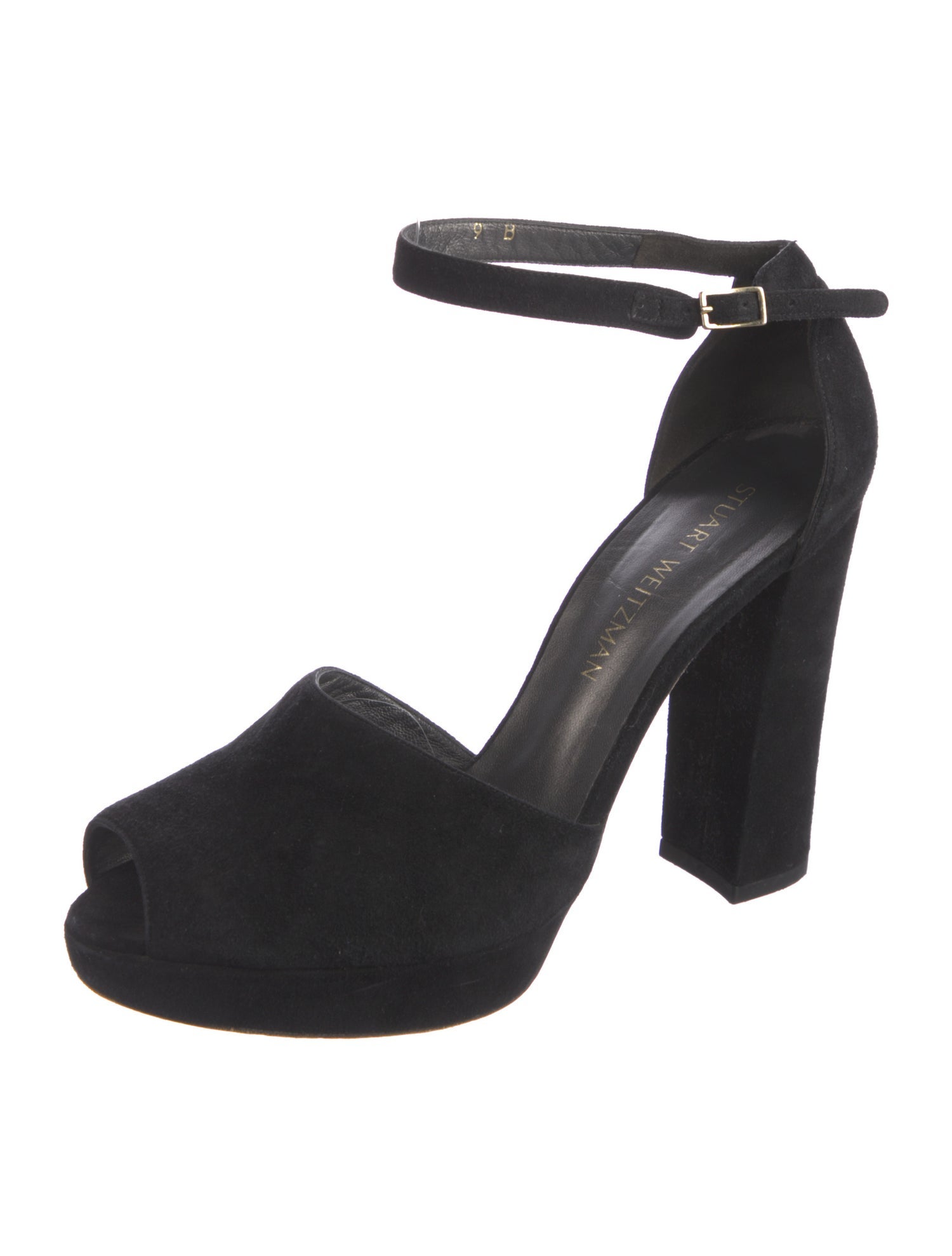 Stuart Weitzman Suede D'Orsay Pumps