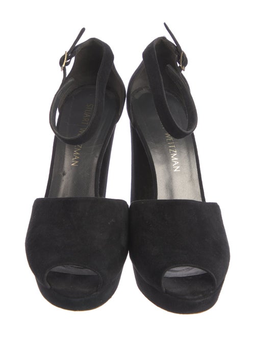 Stuart Weitzman Suede D'Orsay Pumps