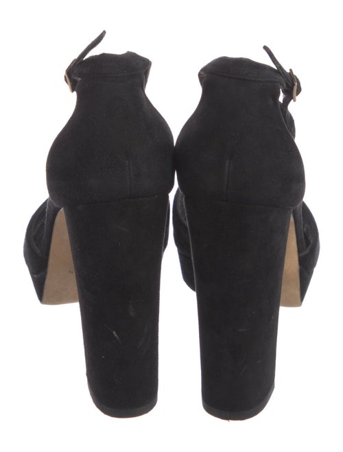 Stuart Weitzman Suede D'Orsay Pumps