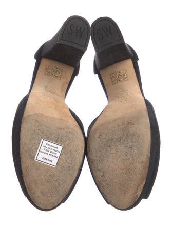 Stuart Weitzman Suede D'Orsay Pumps
