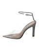 Stuart Weitzman PVC Crystal Embellishments Pumps
