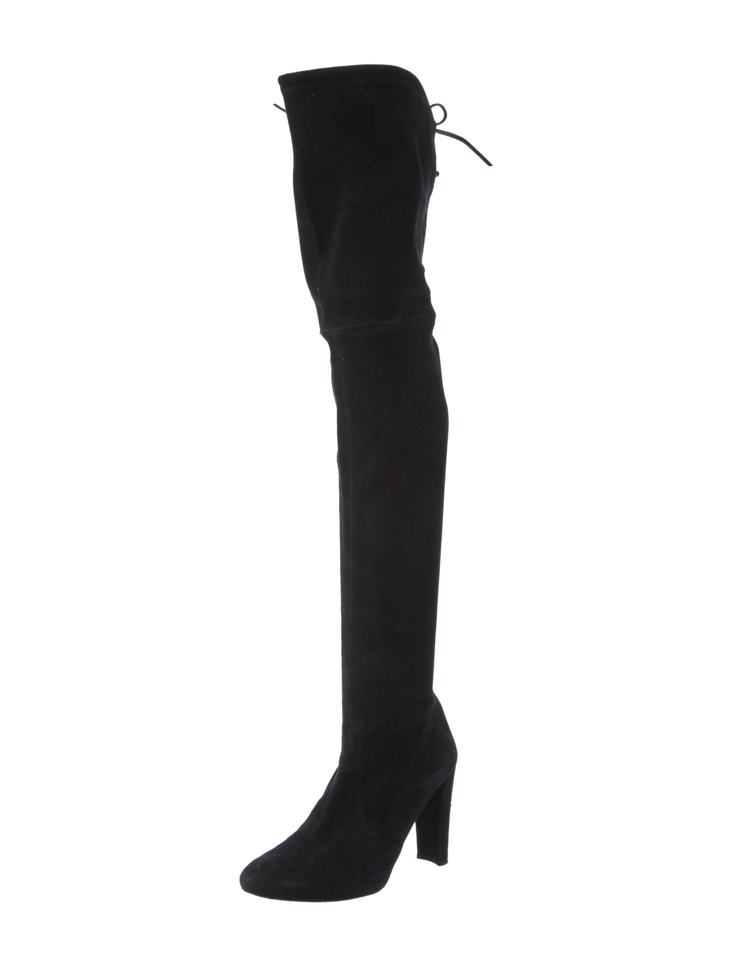 Stuart Weitzman Suede Lace-Up Boots