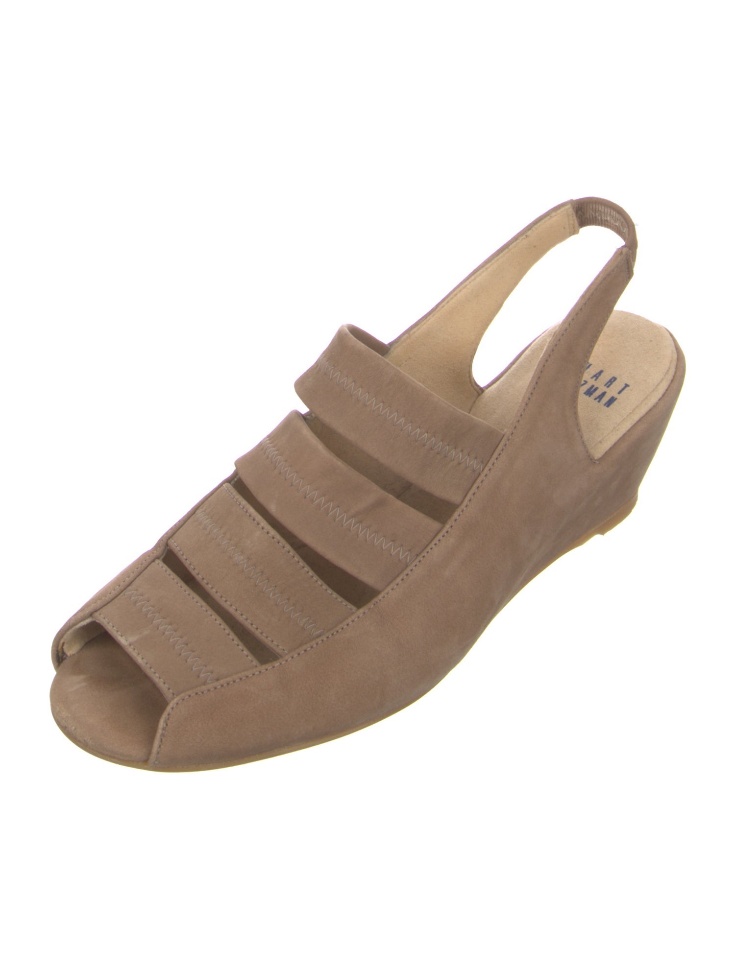 Stuart Weitzman Suede Slingback Sandals