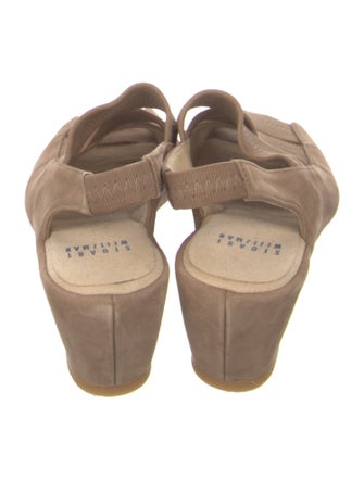 Stuart Weitzman Suede Slingback Sandals