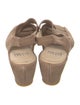 Stuart Weitzman Suede Slingback Sandals