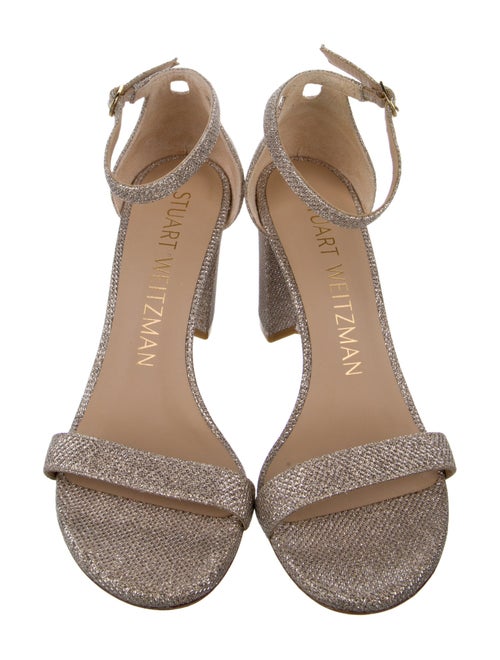 Stuart Weitzman Glitter Glitter Accents Sandals