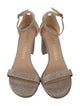 Stuart Weitzman Glitter Glitter Accents Sandals
