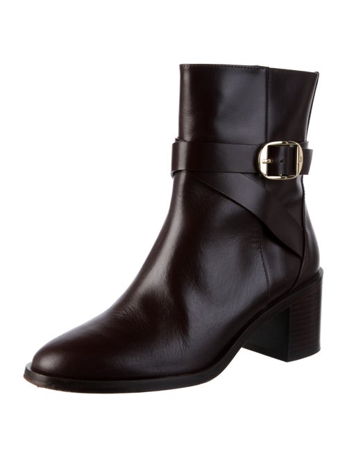 Stuart Weitzman Leather Moto Boots