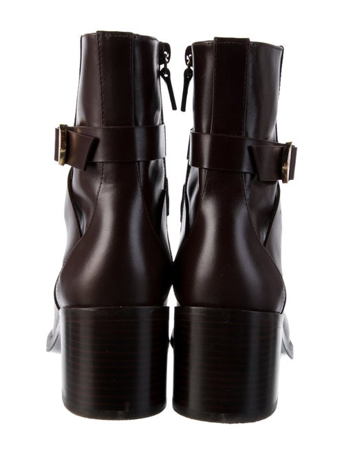Stuart Weitzman Leather Moto Boots