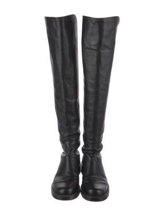 Stuart Weitzman Leather Riding Boots