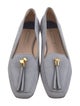 Stuart Weitzman Suede Tassel Accents Loafers