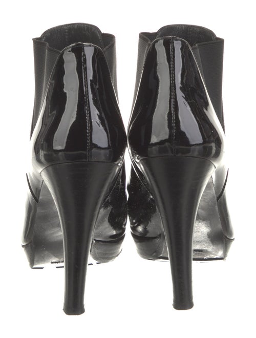 Stuart Weitzman Patent Leather Chelsea Boots