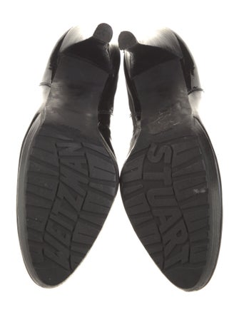 Stuart Weitzman Patent Leather Chelsea Boots
