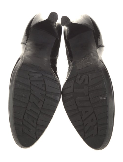 Stuart Weitzman Patent Leather Chelsea Boots