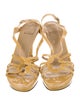 Stuart Weitzman Patent Leather Slingback Sandals