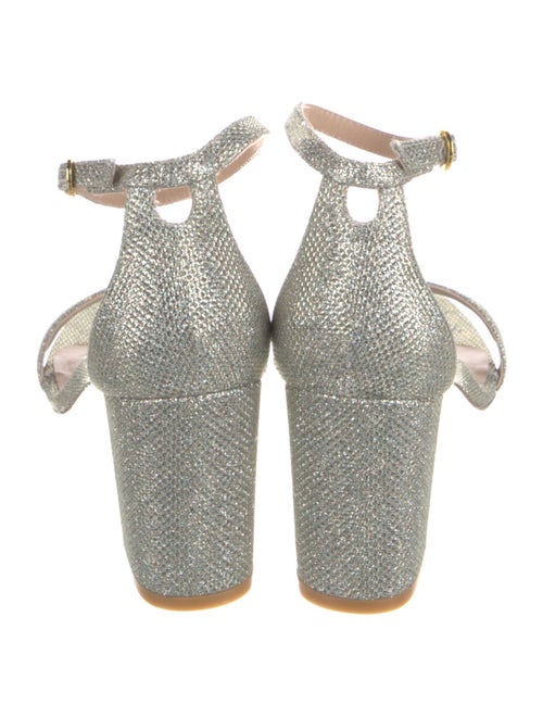 Stuart Weitzman Glitter Glitter Accents Sandals