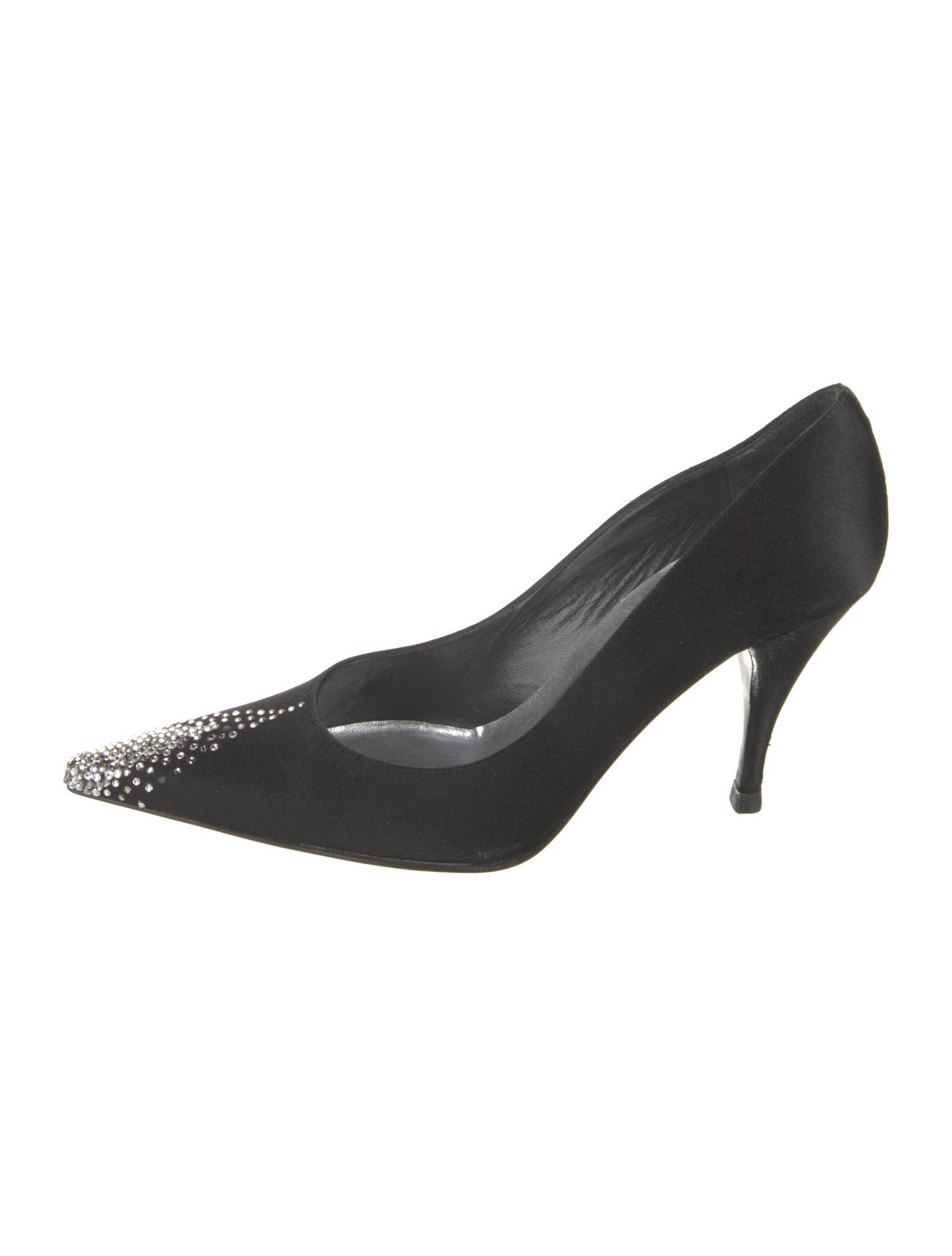 Stuart Weitzman Crystal Embellishments Pumps