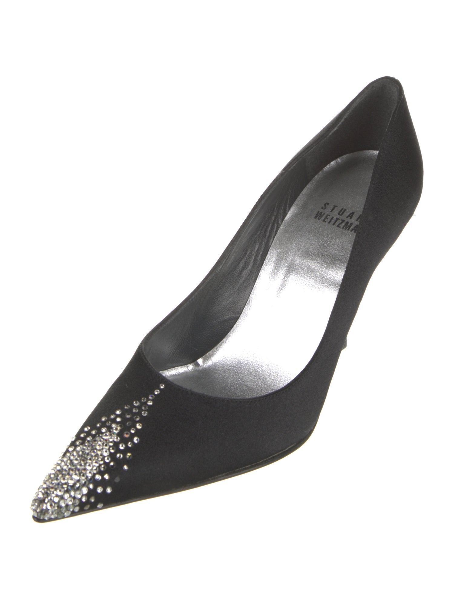 Stuart Weitzman Crystal Embellishments Pumps