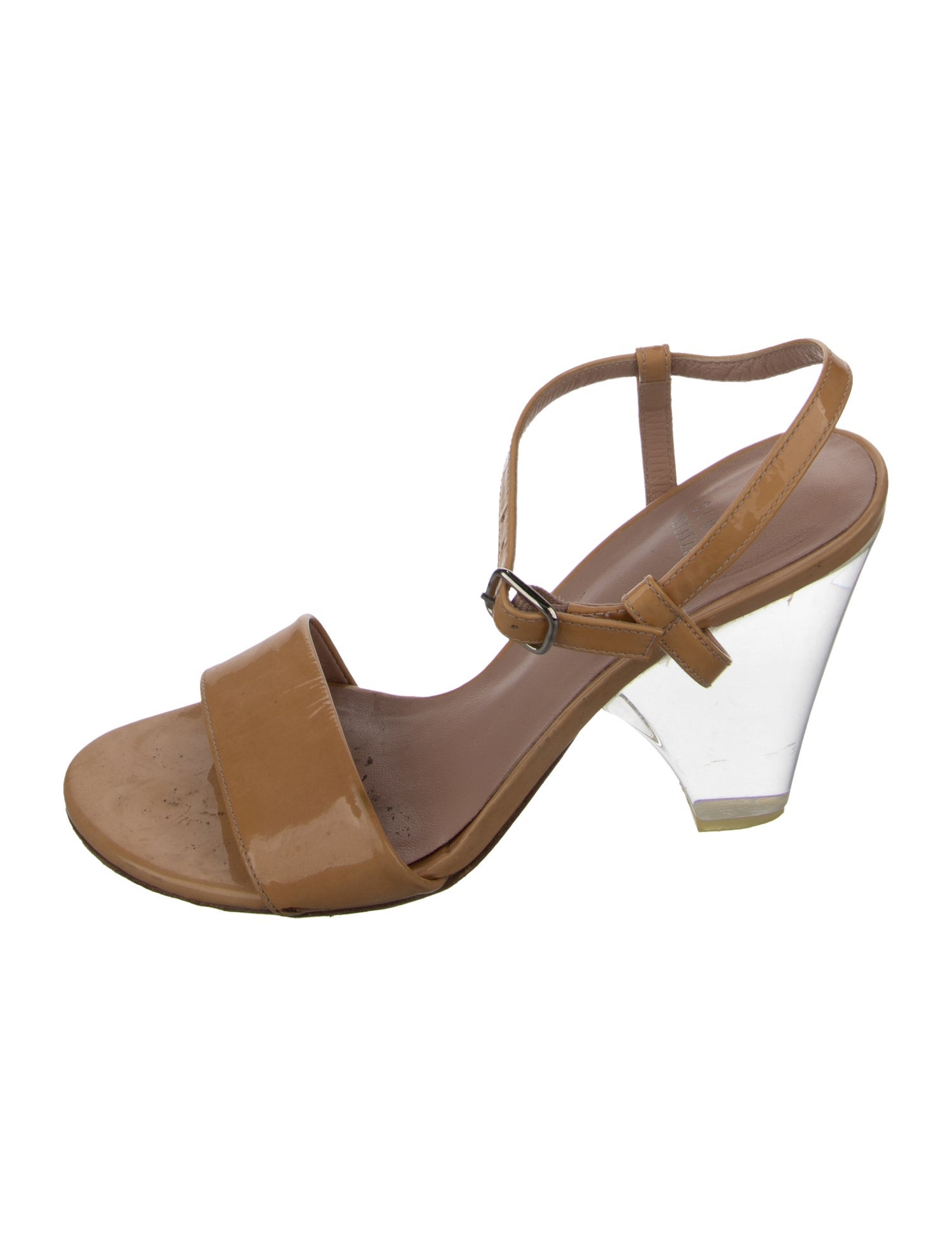 Stuart Weitzman Patent Leather Sandals