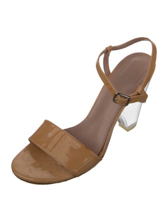 Stuart Weitzman Patent Leather Sandals