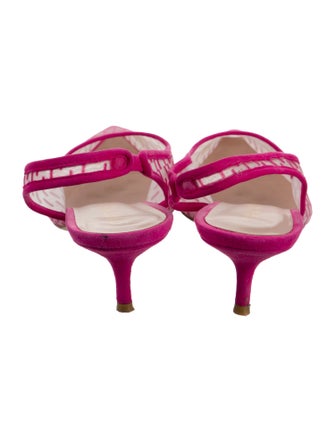 Stuart Weitzman Mesh Slingback Pumps