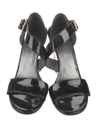 Stuart Weitzman Patent Leather Sandals