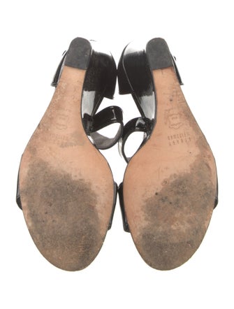 Stuart Weitzman Patent Leather Sandals