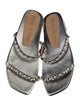 Stuart Weitzman Leather Slides