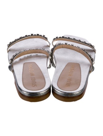 Stuart Weitzman Leather Slides