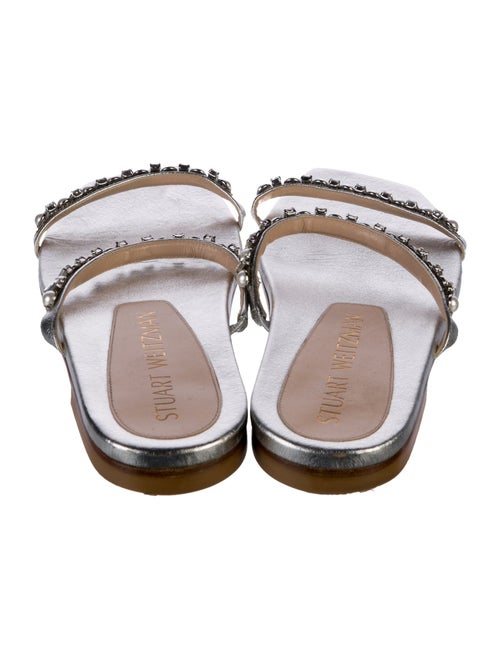 Stuart Weitzman Leather Slides