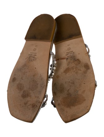 Stuart Weitzman Leather Slides