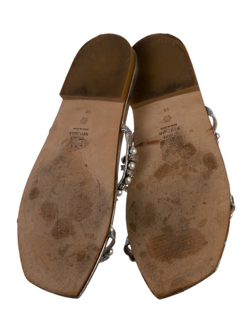 Stuart Weitzman Leather Slides