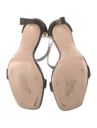 Stuart Weitzman Glitter Accents Sandals