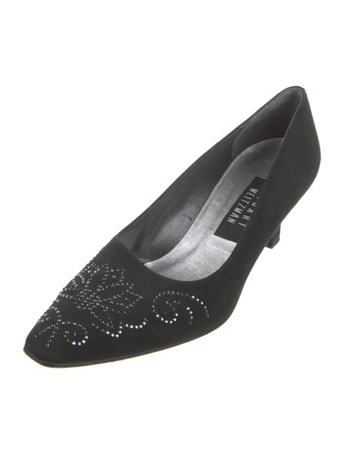 Stuart Weitzman Crystal Embellishments Pumps