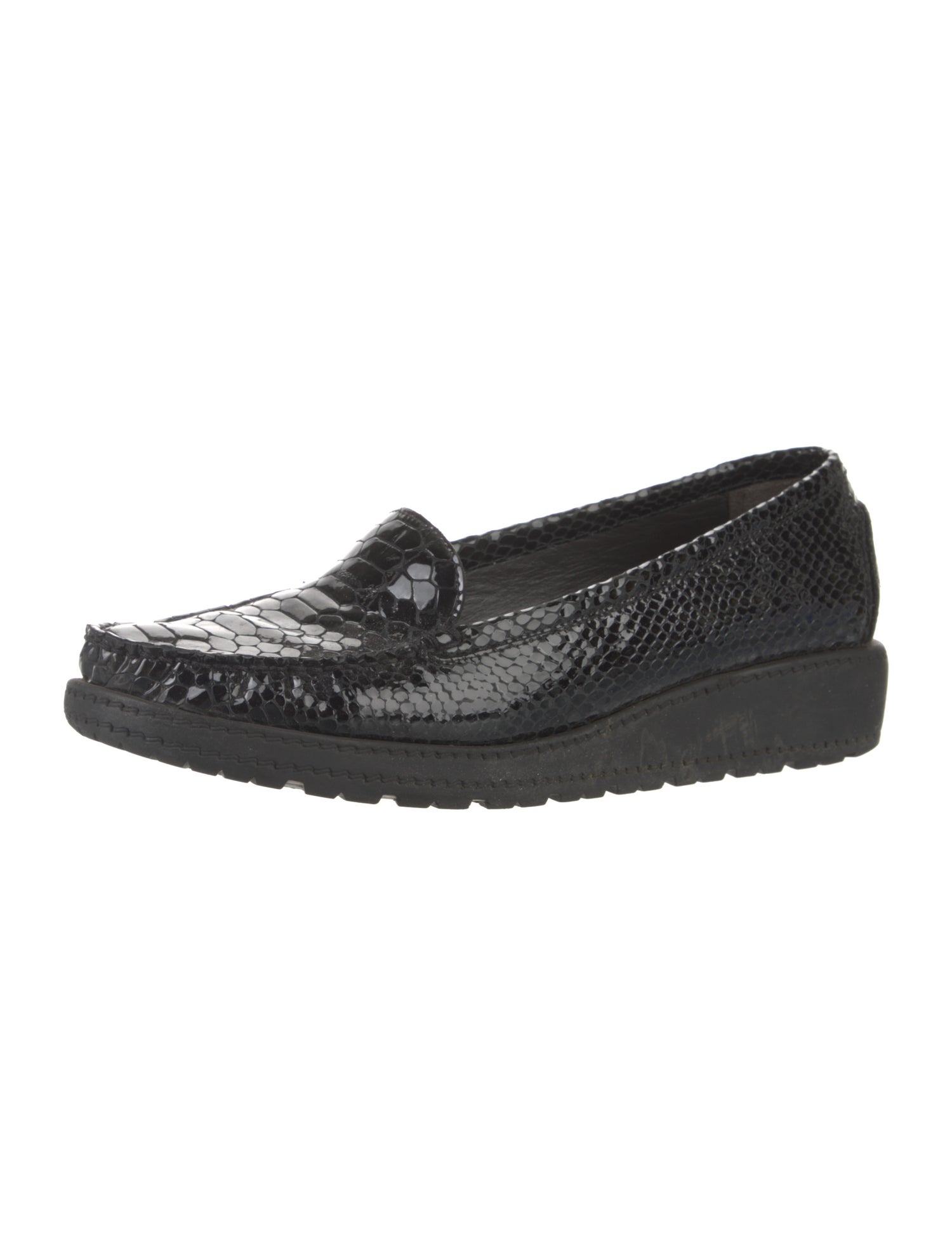 Stuart Weitzman Patent Leather Loafers