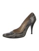 Stuart Weitzman Leather Animal Print Pumps