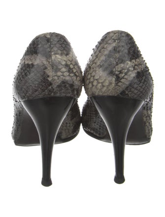Stuart Weitzman Leather Animal Print Pumps
