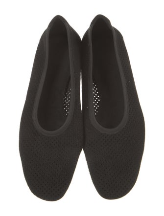 Stuart Weitzman Suede Lasercut Accents Flats