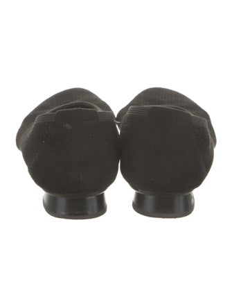 Stuart Weitzman Suede Lasercut Accents Flats