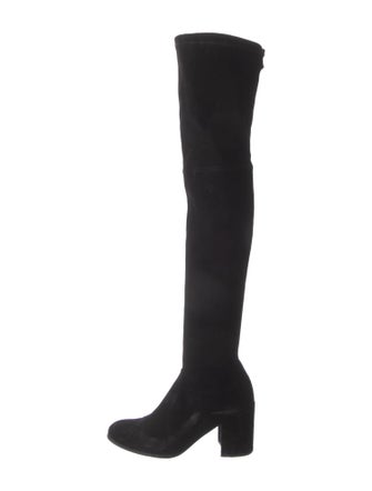 Stuart Weitzman Suede Sock Boots