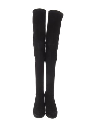 Stuart Weitzman Suede Sock Boots