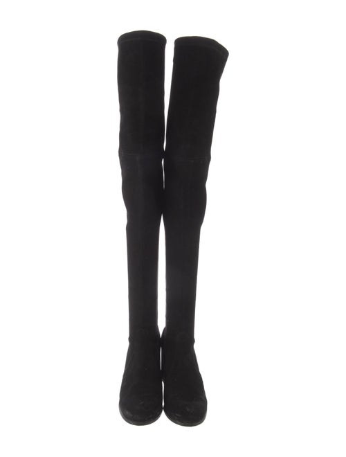 Stuart Weitzman Suede Sock Boots