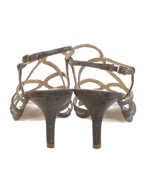 Stuart Weitzman Glitter Accents Slingback Sandals